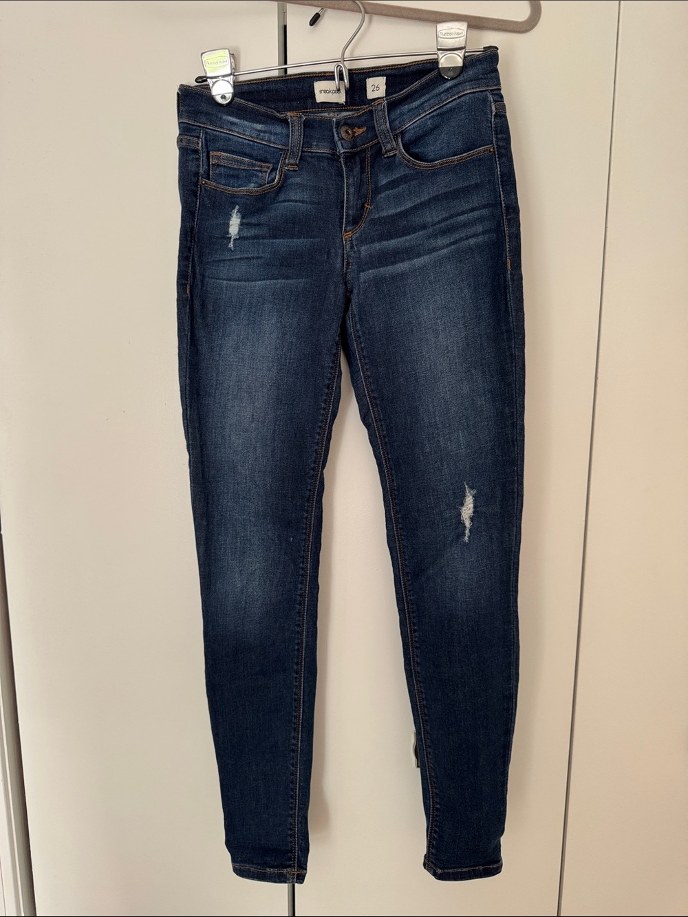 Sneak Peek Women's Dark Blue Skinny Jeans